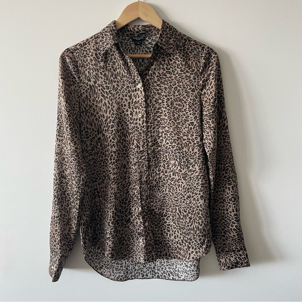 Marciano by GUESS Leopard Blouse